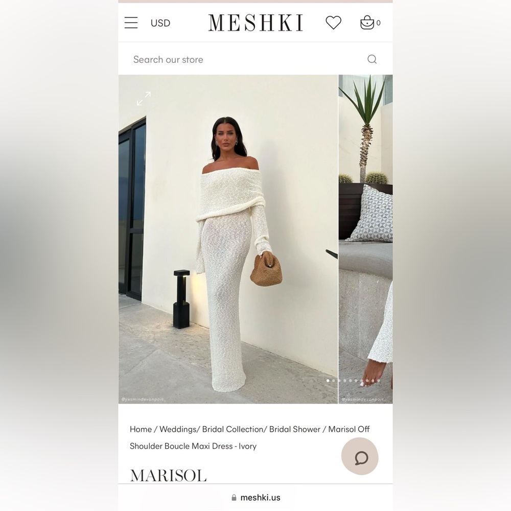 MESHKI MARISOL DRESS - SIZE L - BRAND NEW WITH TAGS